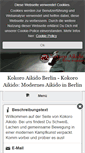 Mobile Screenshot of kokoro-aikido.de